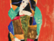 EGON SCHIELE DAMENBILDNIS (WALLY NEUZIL), 1912 PORTRAIT OF A LADY (WALLY NEUZIL), 1912 Gouache und Bleistift auf Papier | gouache and pencil on paper 24,8 × 24,8 cm Courtesy Heidi Horten Collection