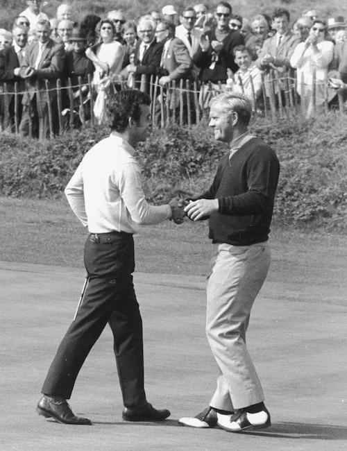 Tony Jacklin und Jack Nicklaus Foto: GettyImages